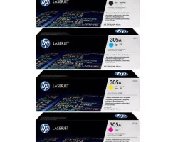 عکس کارتریج چهار رنگ اچ پی (hp) 305A