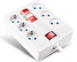 عکس محافظ ولتاژ 6 خانه مدل 7381
