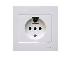 عکس قاب تلفن دومنظوره سفید مدل الماس آسیا الکتریک