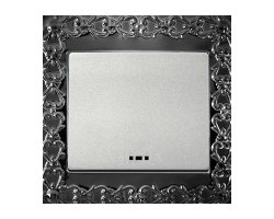 عکس قاب کلید تک پل مشکی متال مدل الماس آسیا الکتریک