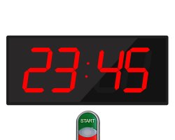 عکس تایمر دیجیتال استپ استارت 25x60