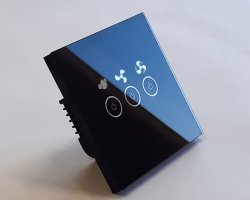 عکس کلید لمسی کولر آبی هامین
