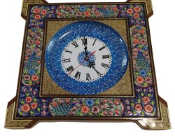 ساعت دیواری خاتم کاری