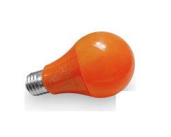 لامپ ال ای دی نارنجی ۹ وات حبابی E27 پارس اروند