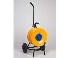 عکس قرقره سیم سیار چهار پریز متوسط چرخدار وحدت الکرتیک