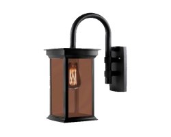 عکس چراغ دیواری حیاطی شفق مدل روشان برنزی 1172