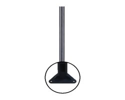عکس لوله ساده و کفی 220cm چراغ پارکی و حیاطی شفق کد 106