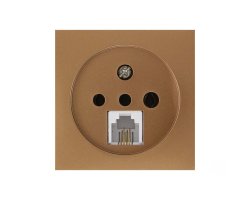 عکس صفحه پریز تلفن دو منظوره آذین