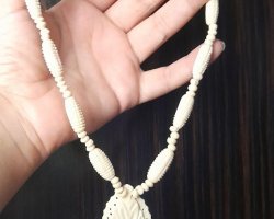 عکس گردنبند آویز عاج فیل