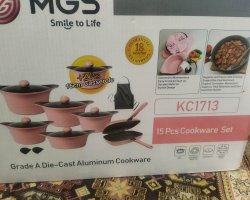 عکس ست قابلمه ۱۵ پارچه ام جی اس