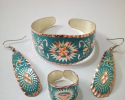 عکس نیم ست مسی