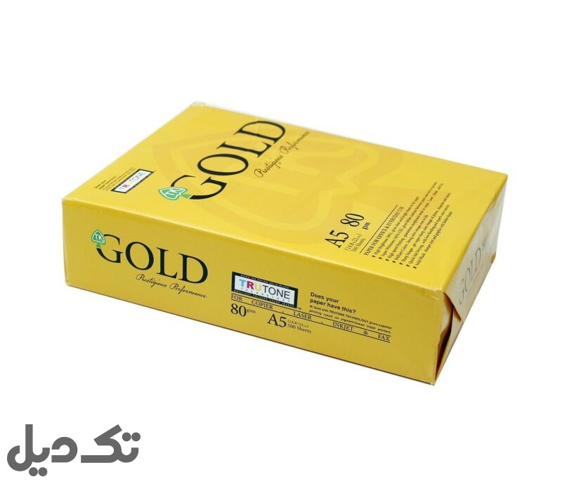 کاغذ A5 گلد ( GOLD ) – 80 گرمی
