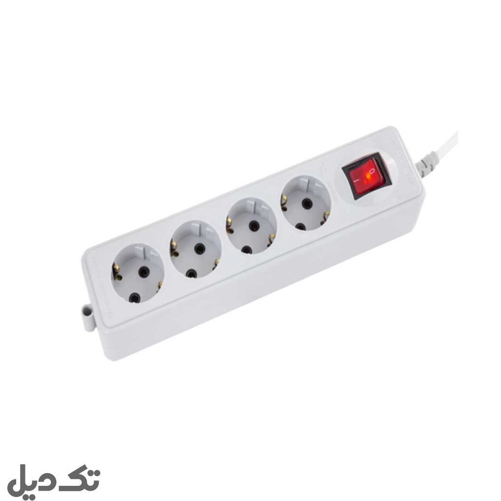 پریز چند راهی 4  خانه بدون ارت مدل 652