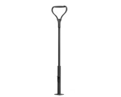 پایه LB72 چراغ حیاطی شعاع مدل SH-Celine با صفحه بولت