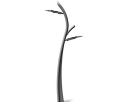 پایه چراغ حیاطی مدل SH-LX-UFO-04 با صفحه بولت