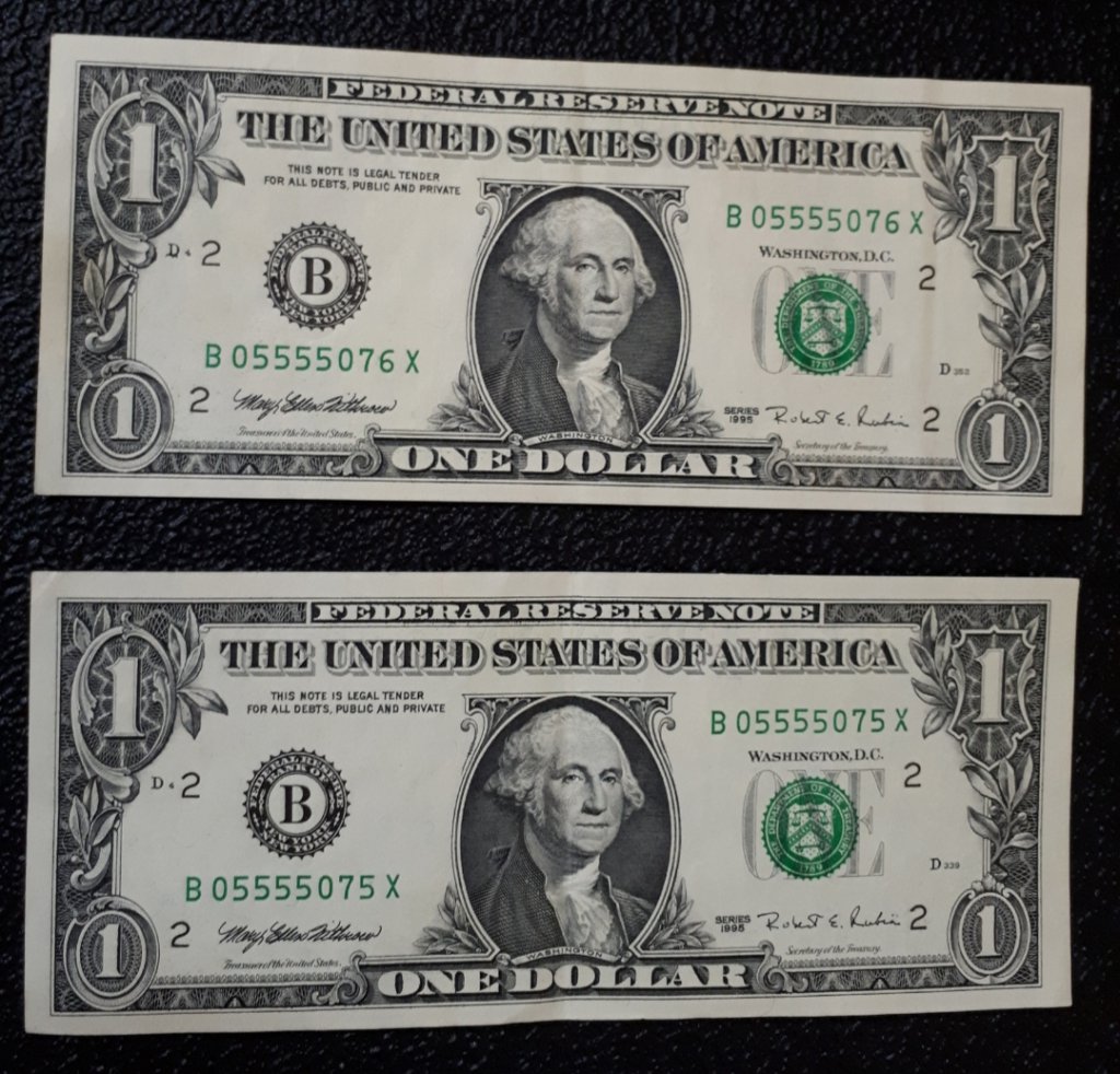 جفت یک دلاری سال ۱۹۹۵