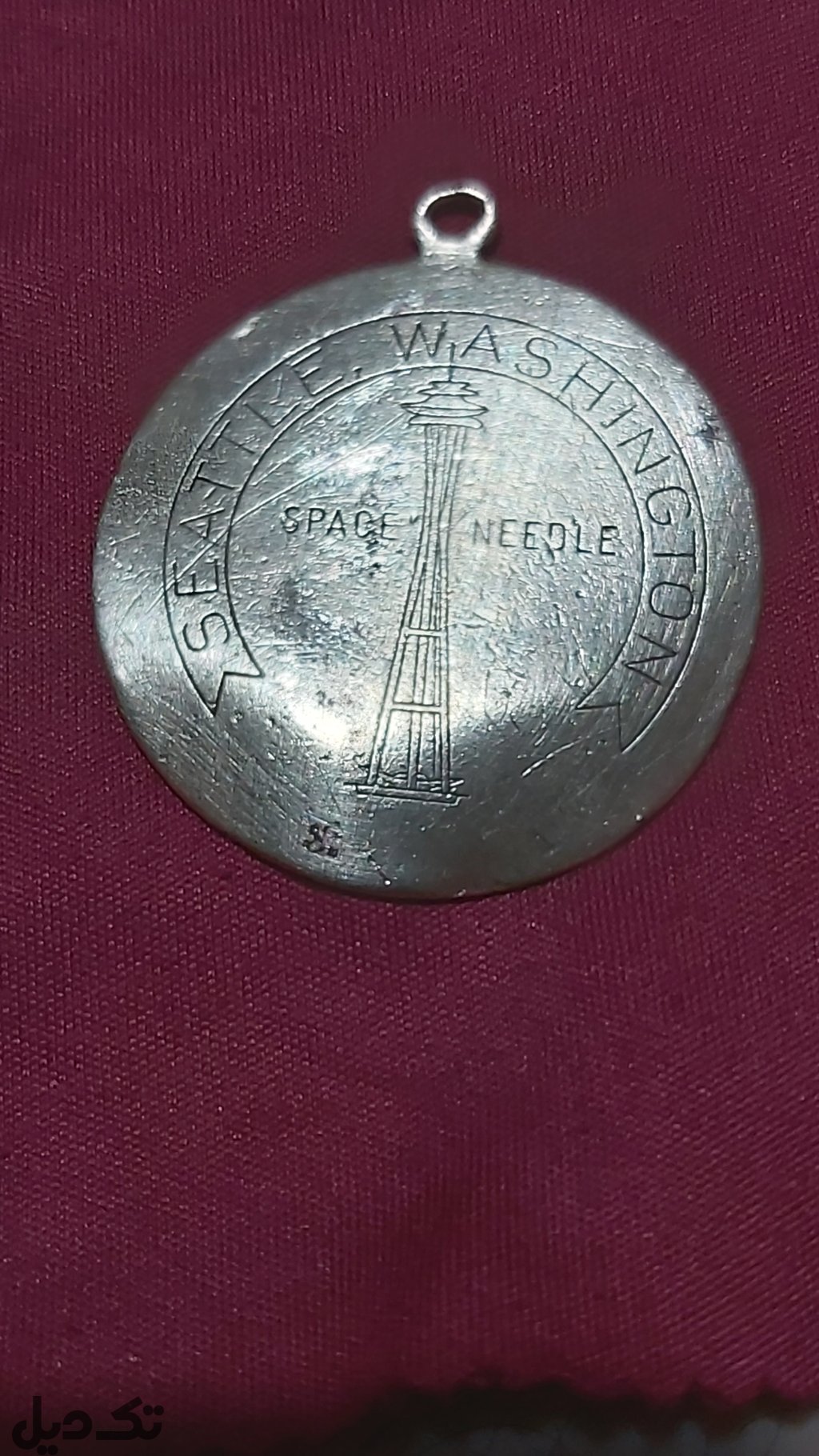 مدال قدیمی امریکا واشینتن سیاتل