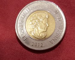 سکه کمیاب دودلاری کانادا ۲۰۱۲ در حراجی کالا 
