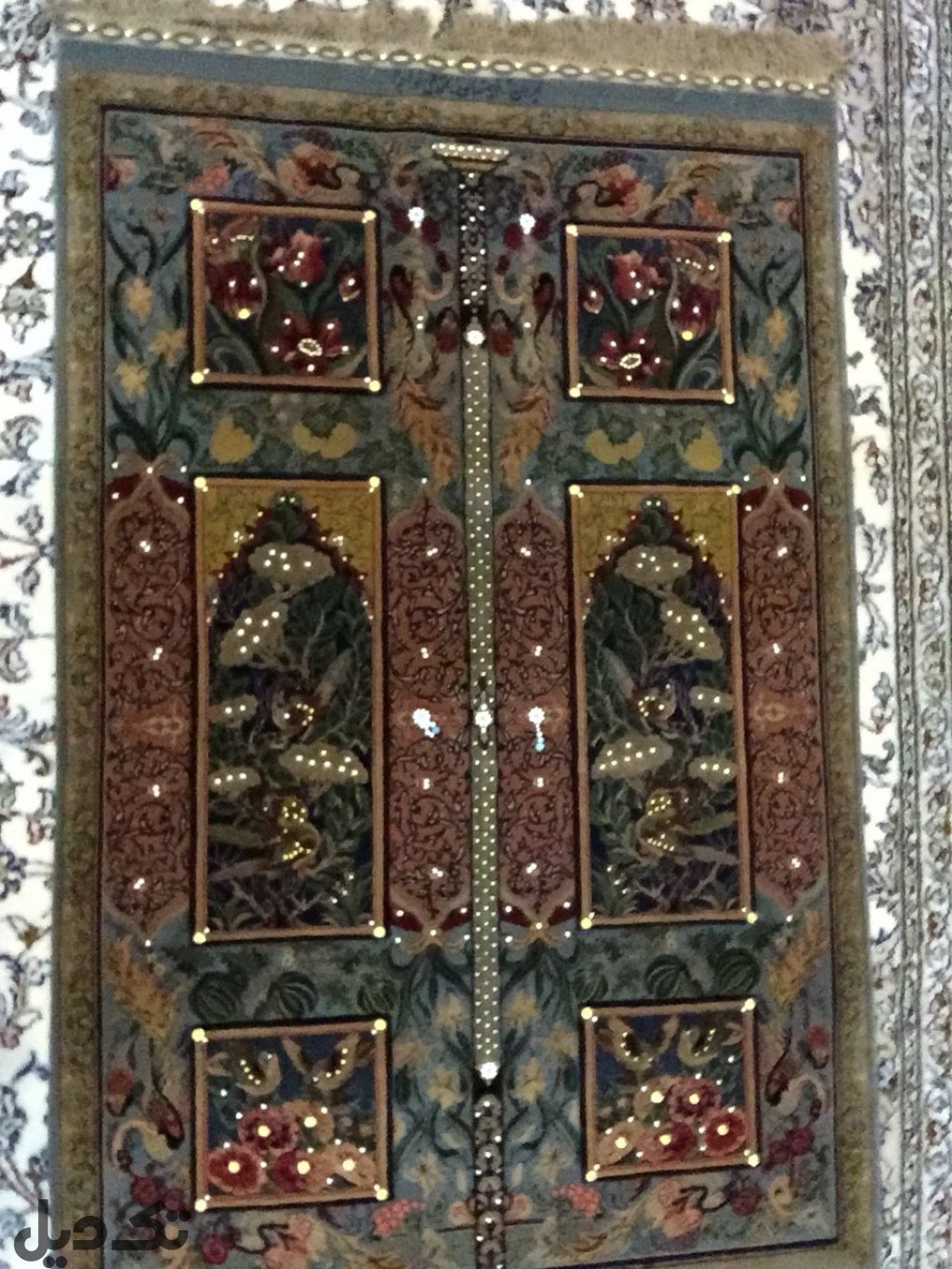فرش‌درب کهنه قاجار