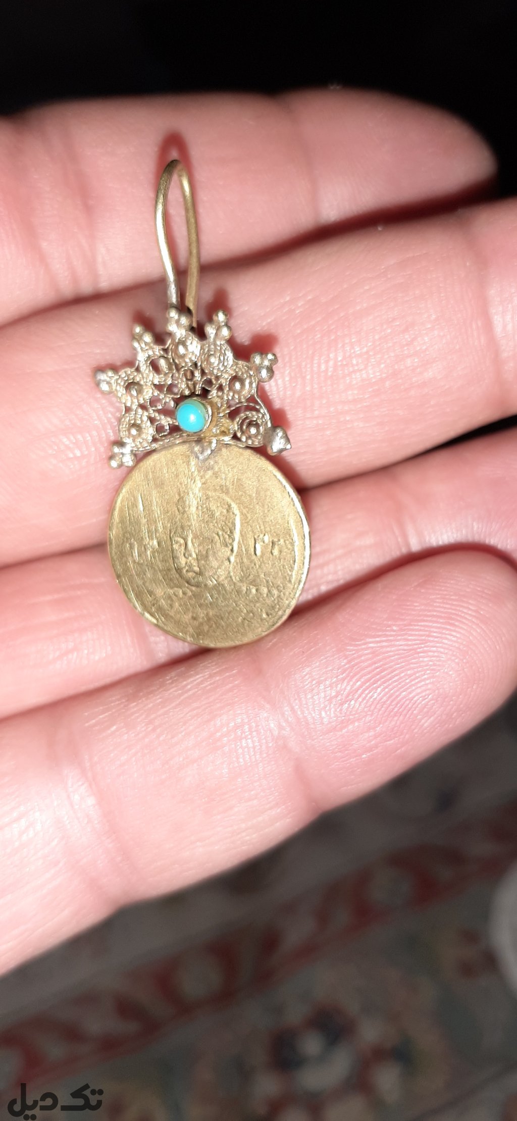 گوشواره احمدشاهی دو گرمی