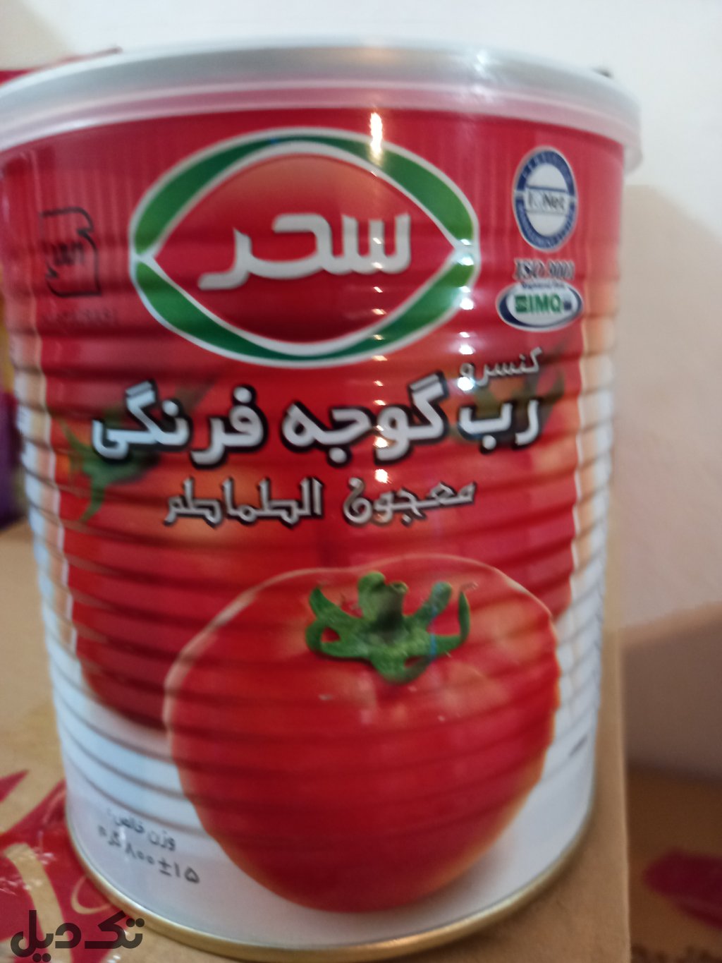 رب گوجه فرنگی سحر قوطی ۸۰۰ گرمی