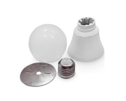 قاب لامپ حبابی ال ای دی بدنه پلاستیک E27