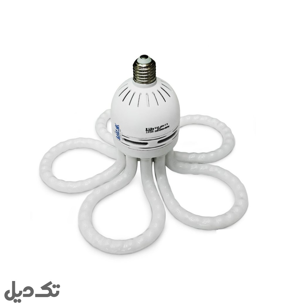 لامپ کم مصرف ۱۰۵ وات مدل گل پایه E27 دلتا