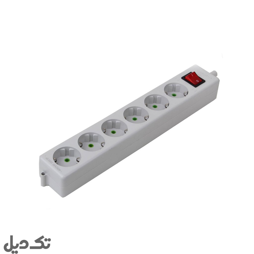 رابط شش خانه ارتدار با سیم 3 متری مغزی سرامیک فردان الکتریک31307