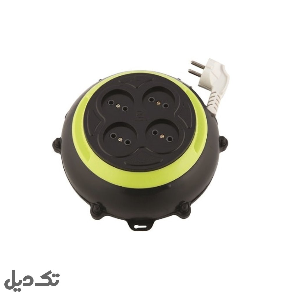 چهارخانه ارتدار سیم جمع کن مدل سفینه با سیم ۵ متری وحدت الکتریک