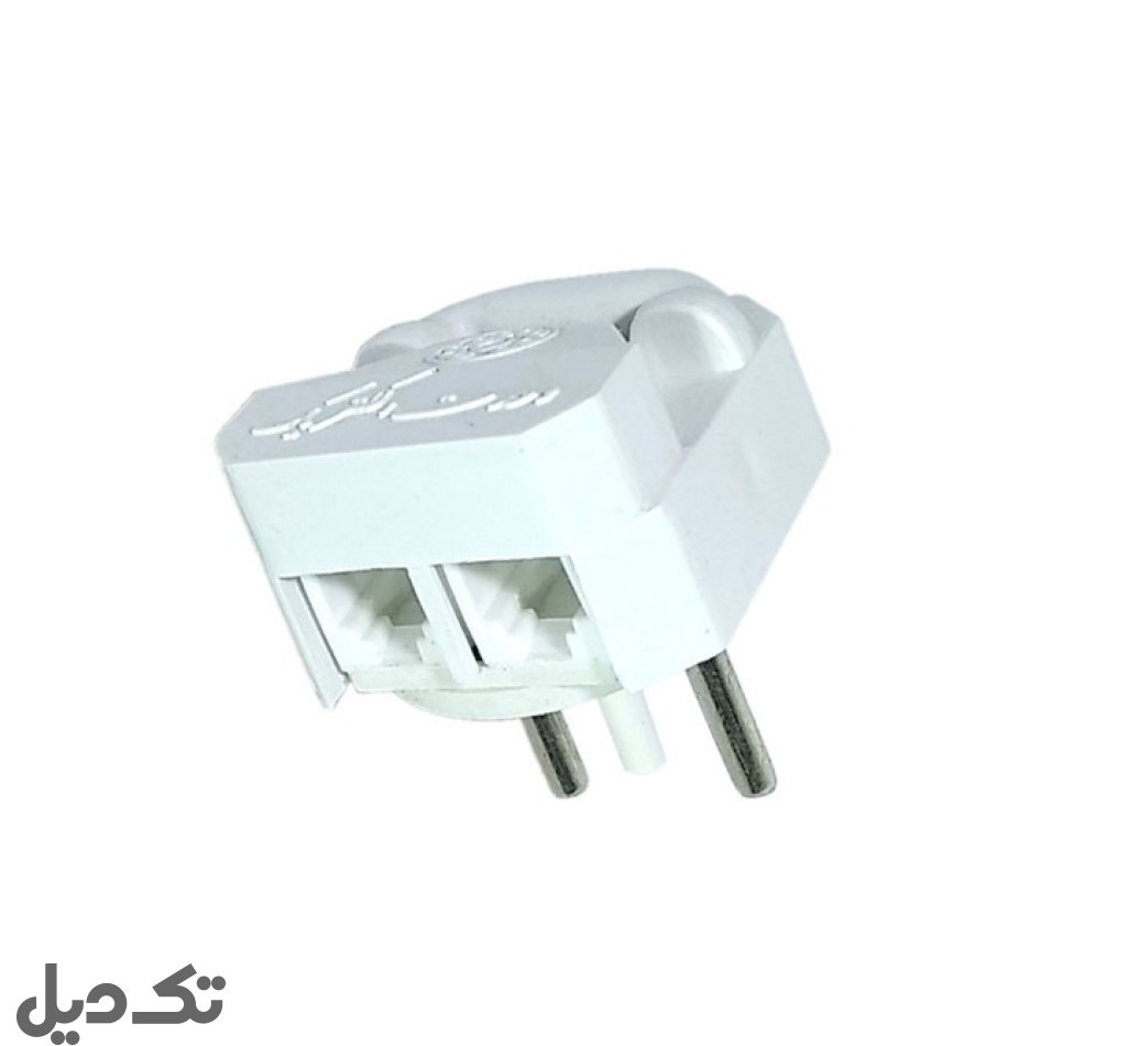 سه شاخه تلفن دو سوکت وحدت الکتریک
