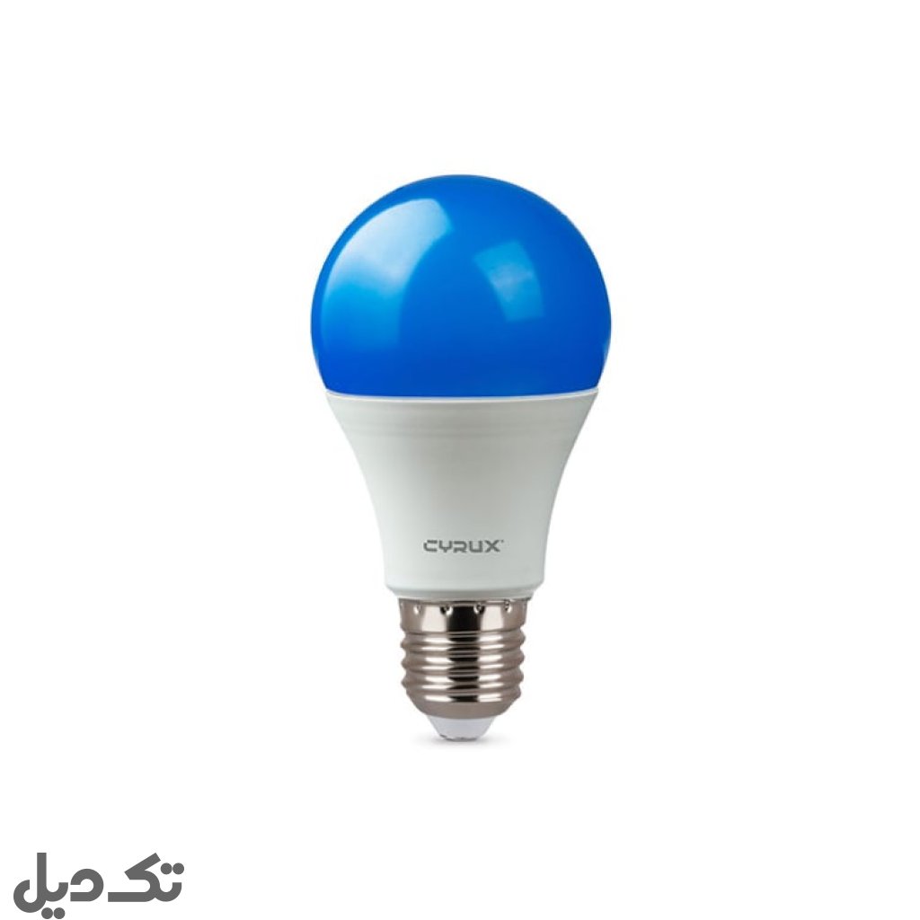 لامپ ال‌ای‌دی حبابی 9 وات رنگ آبی