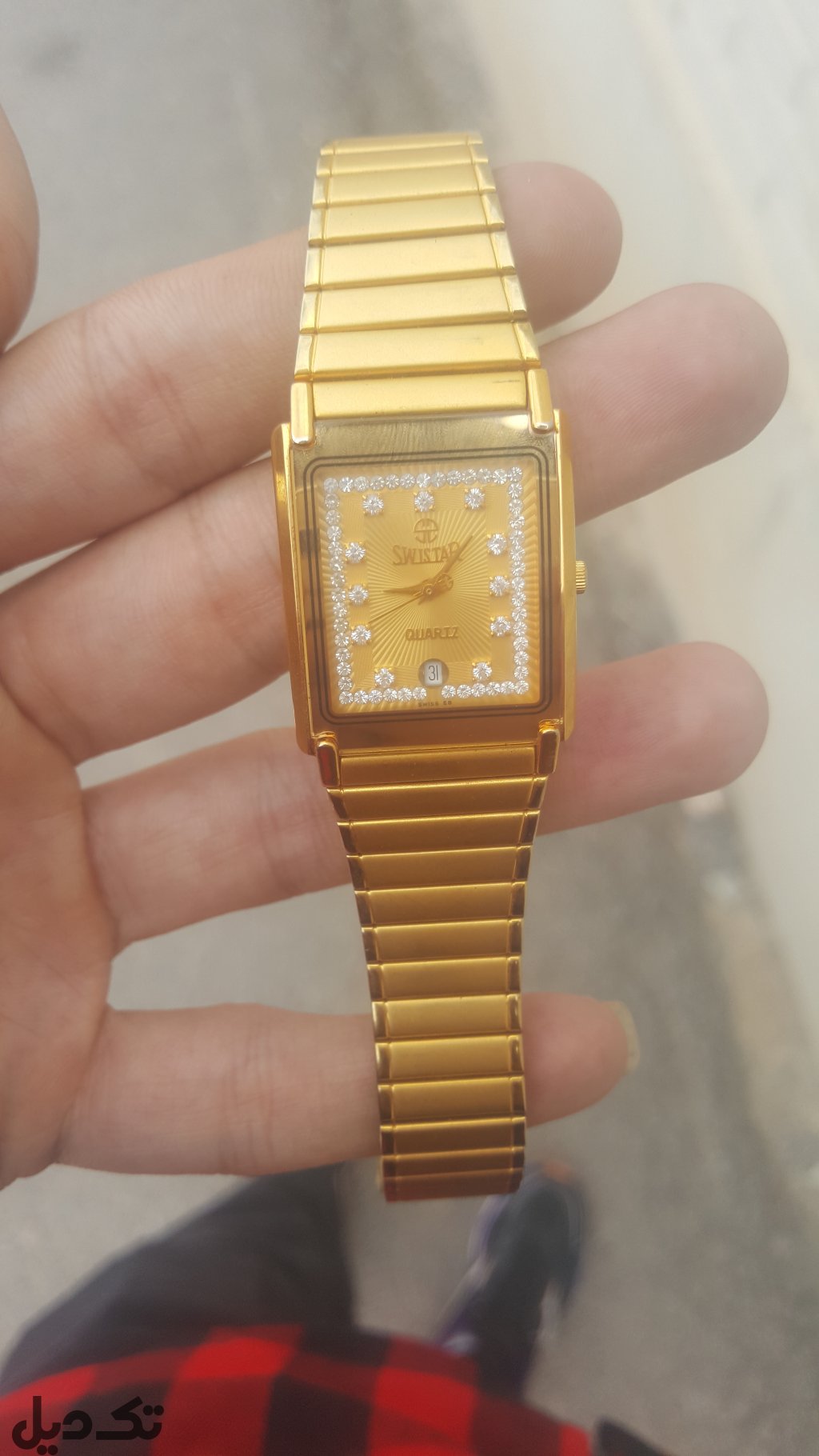 2عدد ساعت ست مدل SWASTRAمدل22K GOLDاصل