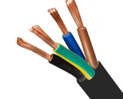 کابل افشان 4x0.5 صد متر