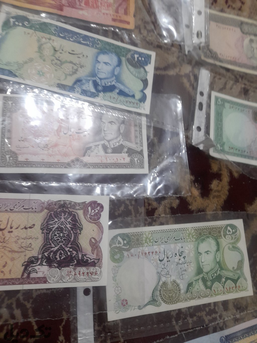 پول محمد رضا شاه