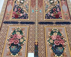 فرش دستباف درب قاجار در حراجی کالا 