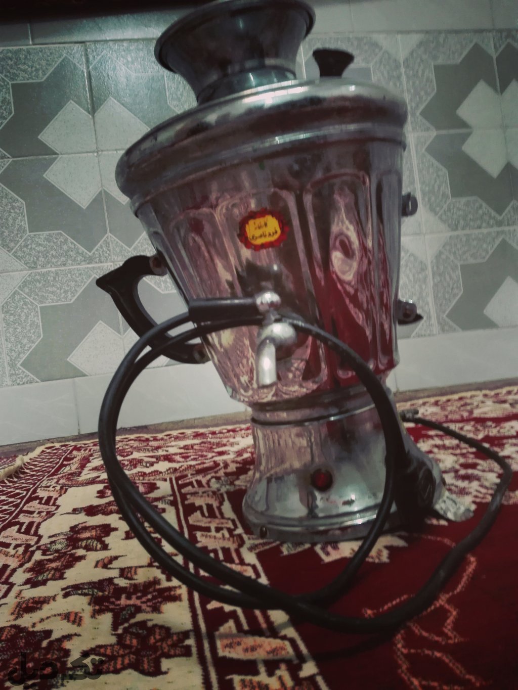 سماور برقی برنزی