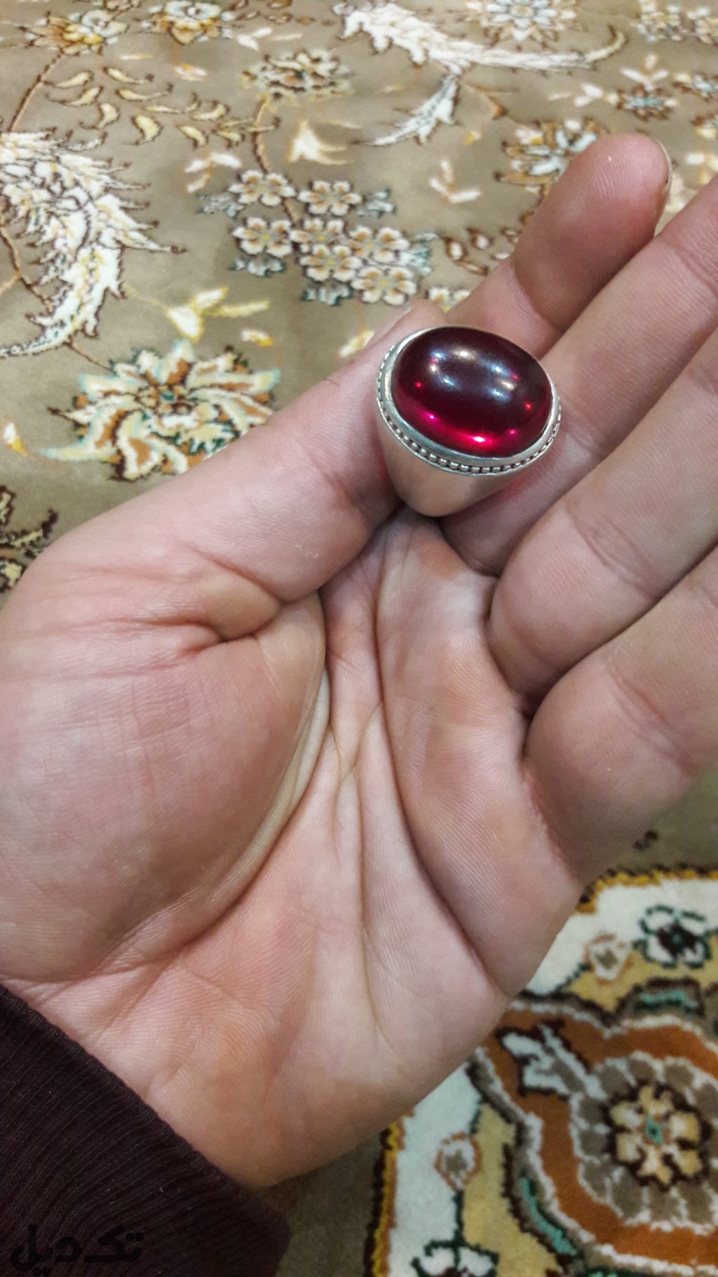 انگشتر یاقوت اصل معدنی