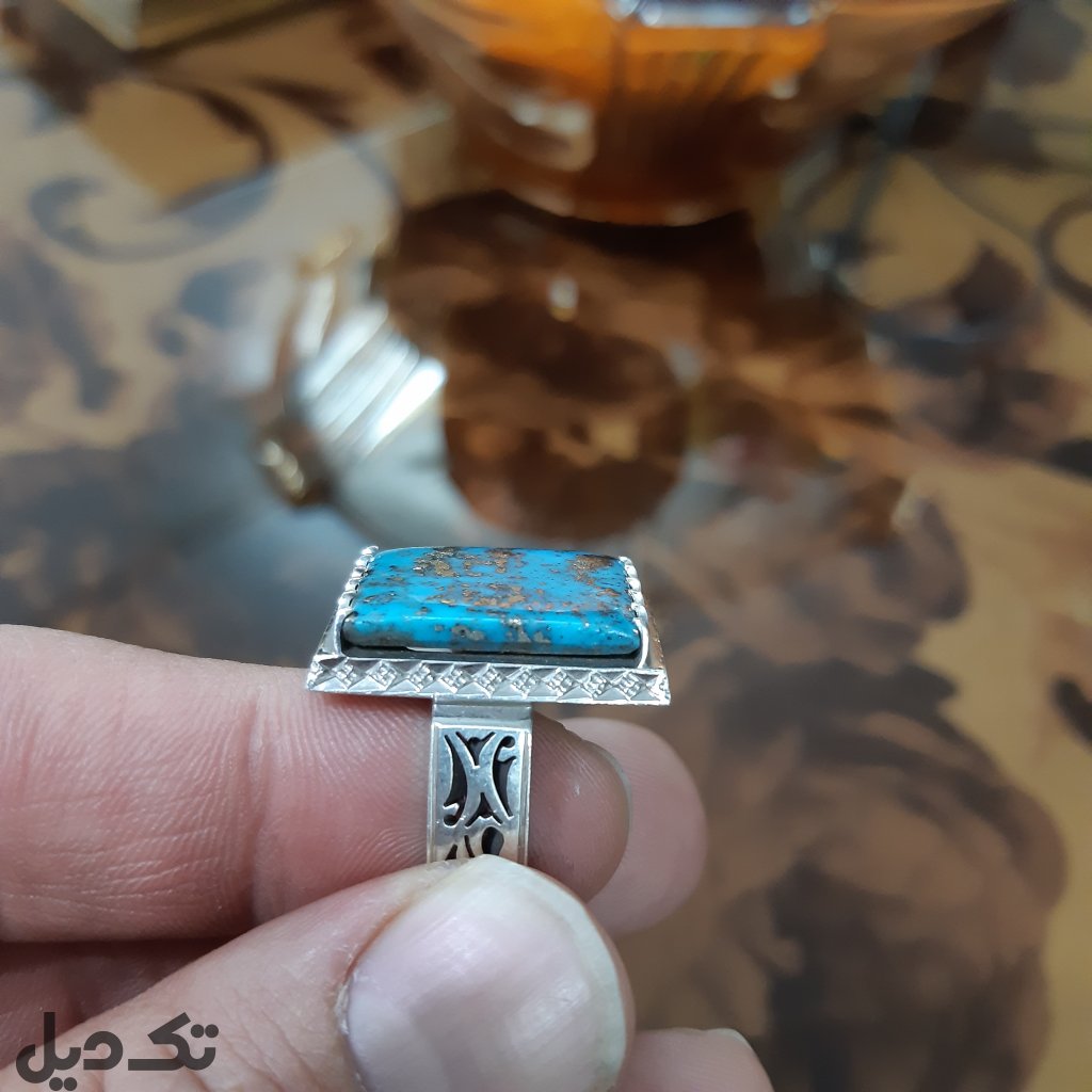 فیروزه اصل با رکاب ترک