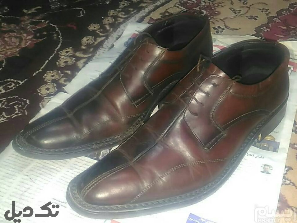 مزایده کفش چرم مردانه