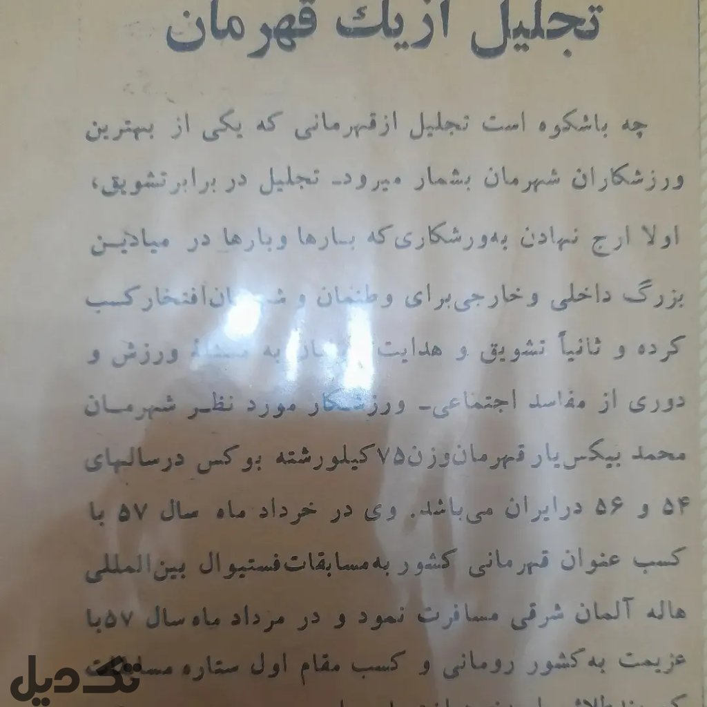 مدال قهرمانی بوکس